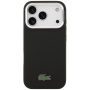 Lacoste Iconic Petit Pique Camera Stand maska s MagSafe za iPhone 17 Pro Max - crna