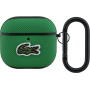Lacoste Petit Pique Croc Logo Patch torbica s karabinom za AirPods 4 / 5 - zelena