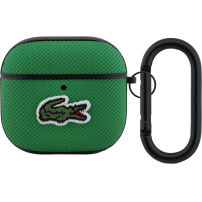 Lacoste Petit Pique Croc Logo Patch torbica s karabinom za AirPods 4 / 5 - zelena