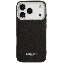 Lacoste Champs Elysees maska s MagSafe za iPhone 17 Pro - crna