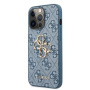 Guess 4G Metal Logo maskica za iPhone 13 Pro Max - plavi