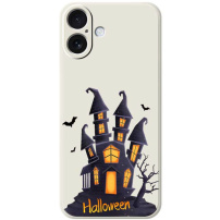 Zaštitna maska s uzorkom za Noć vještica za iPhone 17 - bež