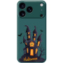 Zaštitna maska s Halloween uzorkom za iPhone 17 Pro Max - petrolej
