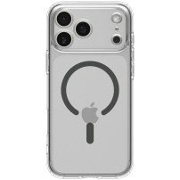 Spigen Ultra Hybrid prozirna maskica sa sivim MagSafeom za iPhone 17 Pro Max - prozirna