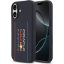 Oracle Red Bull Racing Vertical Logo silikonska maska s MagSafe za iPhone 17 - tamno plava