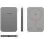 PanzerGlass empower Qi2 bežični MagSafe powerbank s USB-C priključkom - 5 000 mAh - siva