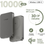 PanzerGlass empower Qi2 bežični MagSafe powerbank s USB-C priključkom - 10 000 mAh - siva