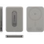 PanzerGlass empower Qi2 bežični MagSafe powerbank sa stalkom i USB-C priključkom - 5 000 mAh - siva