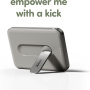 PanzerGlass empower Qi2 bežični MagSafe powerbank sa stalkom i USB-C priključkom - 5 000 mAh - siva