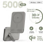PanzerGlass empower Qi2 bežični MagSafe powerbank sa stalkom i USB-C priključkom - 5 000 mAh - siva