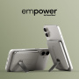 PanzerGlass empower Qi2 bežični MagSafe powerbank sa stalkom i USB-C priključkom - 5 000 mAh - siva