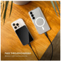 FIXED MagZen 5 Crystal Qi2 bežični MagSafe powerbank s USB-C priključkom - 5 000 mAh - crna