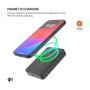 FIXED MagZen 10 Crystal Qi2 bežični MagSafe powerbank s USB-C priključkom - 10 000mAh - crna