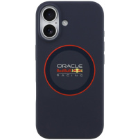 Oracle Red Bull Racing Red Ring silikonska maska s MagSafe za iPhone 17 - tamno plava