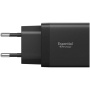 Spigen Essential adapter za punjenje s 2x USB-C priključka - 47W - crni