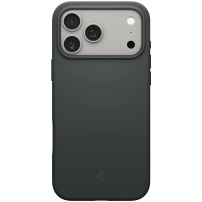 Spigen Silicone Fit silikonska maska s MagSafe za iPhone 17 Pro Max - tamno zelena