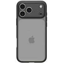 Spigen Ultra Hybrid prozirna maskica s okvirom u boji za iPhone 17 Pro - crna