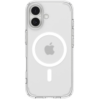 Spigen Ultra Hybrid mat prozirna maskica s bijelim MagSafeom za iPhone 17 - prozirna