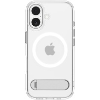 Spigen Ultra Hybrid S prozirna maska sa stalkom i MagSafe za iPhone 17 - prozirna