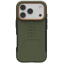 UAG Civilian izdržljiva maska s MagSafe za iPhone 17 Pro Max - maslinasta