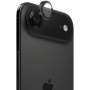 FIXED Camera Glass kaljeno staklo s aluminijskim okvirom za zaštitu leće kamere za iPhone Air - crno
