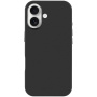 FIXED MagFlow silikonska maska s MagSafe za iPhone 17 - crna
