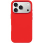 FIXED MagFlow silikonska maska s MagSafe za iPhone 17 Pro - crvena