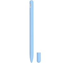 3v1 silikonski etui sa dva čepa za Apple Pencil 2. generacija / Pro - plavi