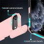 Matna maska s kliznim poklopcem za kameru za iPhone Air - roza