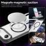Prozirna maska s obojenim okvirom i MagSafe za iPhone Air - crna