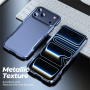 Luphie zaštitni metalni okvir za iPhone 17 Pro / 18 Pro - tamno plavi