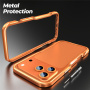 Luphie zaštitni metalni okvir za iPhone 17 Pro / 18 Pro - tamno plavi