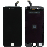 Premium LCD displej s dodirnim zaslonom i okvirom za Apple iPhone 6 - crna