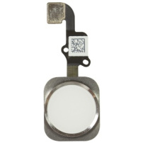 Zamjenska tipka Home Button sa fleksibilnim kabelom za Apple iPhone 6S - srebrna