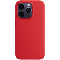 Silikonska maska s MagSafe za iPhone 14 Pro Max - crvena