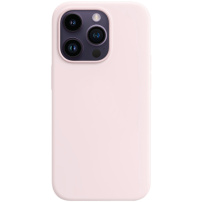 Silikonska maska s MagSafe za iPhone 14 Pro Max - staroružičasta