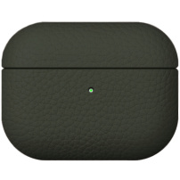 Kožna zaštitna futrola za AirPods Pro 3 - maslinasta