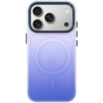 Zaštitni poklopac s gradijentom i MagSafe za iPhone 17 Pro - tamno plavi