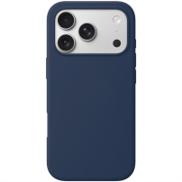 Silikonska maska s MagSafe za iPhone 17 Pro Max - tamno plava