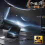 ESSAGER ES-HB01 6u1 hub - SSD disk / HDMI / 2x USB-C / 2x USB-A na USB-C - tamno sivi