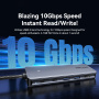 ESSAGER ES-HB01 6u1 hub - SSD disk / HDMI / 2x USB-C / 2x USB-A na USB-C - tamno sivi