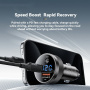 ESSAGER ES-CC26 auto punjač s priključcima DC / USB-C / USB-A - 150W - crni