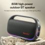 Yesido YSW31 bežični Bluetooth zvučnik s pozadinskim osvjetljenjem - crni