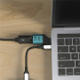 ONTEN UC103 video adapter - Display Port na USB-C - petrolej