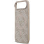 Guess 4G futrola s obojenim prstenom MagSafe za iPhone Air - roza