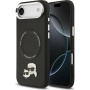 Karl Lagerfeld Karl i Choupette Glave Igle futrola s MagSafe za iPhone Air - crna