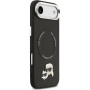 Karl Lagerfeld Karl i Choupette Glave Igle futrola s MagSafe za iPhone Air - crna