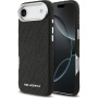 Karl Lagerfeld futrola s ponovljenim zrnatim logotipom s MagSafe za iPhone Air - crna
