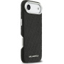 Karl Lagerfeld futrola s ponovljenim zrnatim logotipom s MagSafe za iPhone Air - crna