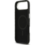 Karl Lagerfeld futrola s ponovljenim zrnatim logotipom s MagSafe za iPhone Air - crna